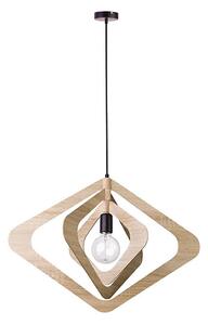 Lampă suspendată cu cablu ROXIE 1xE27/15W/230V maro