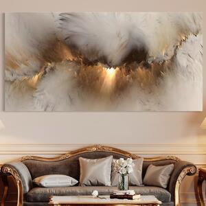 Tablou Canvas Premium LuxCanva® B1082, Divina Lumina , Living, Abstract, Rasarit, Dormitor, Lumina, Liniste, Pace, Culori Vibrante