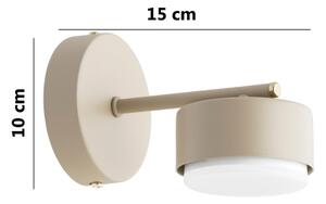Brilagi - Lampă de perete LED RGB reglabilă MONO 1xGX53/14W/230V Wi-Fi Tuya bej