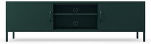 Comodă TV metalică Rosaria XL verde (170 cm)