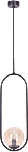 Kaja Venta lampă suspendată 1x40 W negru-chihlimbar K-5120