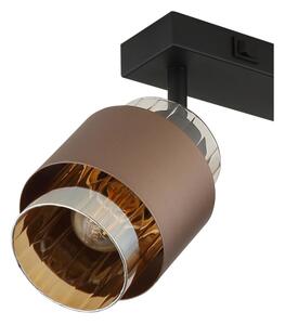 Globo 15560-2C - Aplică spot MILLEY 2xE27/40W/230V negru/bronz