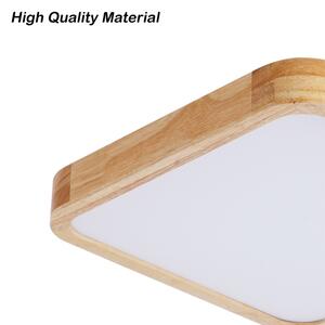 Brilagi - Corp de iluminat LED dimabil WOODLINE SQUARE LED/48W/230V, stejar 40x40 cm + telecomandă