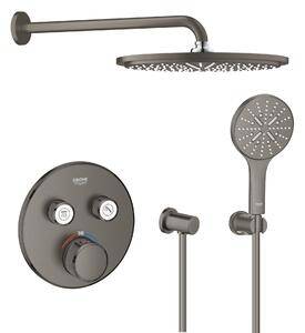 Set cap de duș cu braț Grohe Rainshower 26066AL0, baterie cadă-duș Grohe Grohtherm SmartControl 29119AL0, 26574AL0, 27057AL0, 27074AL0, 28362A01