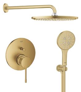 Set cap de duș cu braț Grohe Rainshower 26066GN0, baterie cadă-duș Grohe Essence 24058GN1, 26574GN0, 26658GN0, 28362GL1