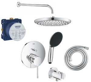 Set baterie cadă-duș Grohe Essence 24058001, cap de duș Grohe Vitalio Start Shower System 26815000, 35600000, 27851000, 26962001, 27940001, 28741002