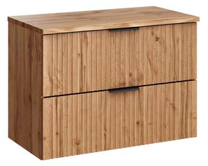 Set dulap Comad Adel Oak ADEL OAK 82-80-B-2S, blat Comad Nature Wotan NATURE WOTAN 89-80-46 M