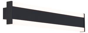 Lampă de perete modernă neagră CCT 60cm incl. LED IP54 - Vanya