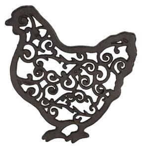 Suport rustic din fontă pentru oale, 20x22 cm