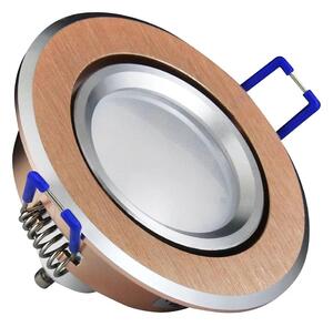 Corp de iluminat LED încastrat SUN OLAL 1xGU10/3,5W/230V 3000K d. 8,4 cm auriu