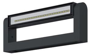Brilagi - Aplica LED de exterior SALERNO, 12W/230V, 35,5 cm, antracit, IP65
