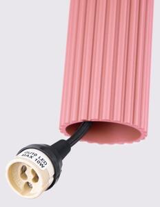 Brilagi - Lustra LED CRESTO suspendată pe cablu 1xGU10/10W/230V, roz
