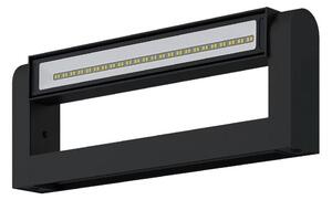 Brilagi - Aplică de exterior SALERNO LED, 12W, 230V, 35,5 cm, negru, IP65