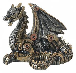 Statueta dragon steampunk Dragonelul mecanic 11 cm