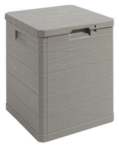 Cutie de depozitare perne Woody, gri, 90 l
