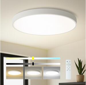 Brilagi - Corp de iluminat LED dimabil pentru piscină SMART, 128W, 230V, diametru 100 cm, Wi-Fi Tuya, alb + telecomandă