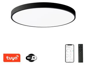 Brilagi - Lampă LED dimerizabilă POOL SMART, 100W, 230V, diam. 80 cm, Wi-Fi Tuya, neagră + telecomandă