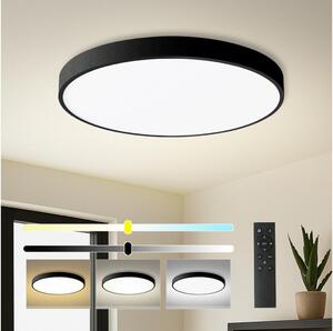 Brilagi - Lampă LED dimerizabilă POOL SMART, 100W, 230V, diam. 80 cm, Wi-Fi Tuya, neagră + telecomandă