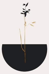 Ilustrare Planta Negra, Kubistika, (26.7 x 40 cm)