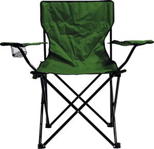 Scaun camping pliabil Cattara Bari 49x39x84 cm verde
