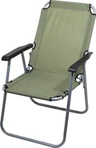 Scaun camping pliabil Cattara Lyon 57x45x83 cm verde