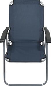 Scaun camping pliabil Cattara Lyon 57x45x83 cm albastru