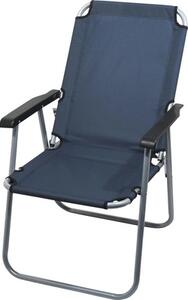 Scaun camping pliabil Cattara Lyon 57x45x83 cm albastru