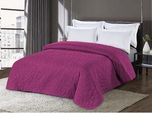 Cuvertura de pat violet cu model STONE Dimensiune: 170 x 210 cm