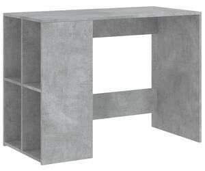 Birou, gri beton, 102x50x75 cm, lemn compozit