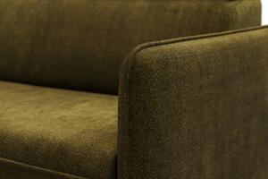 Canapea de colț Barcelia Mini cu funcție de dormit - material hidrofug verde Enjoy New 41
