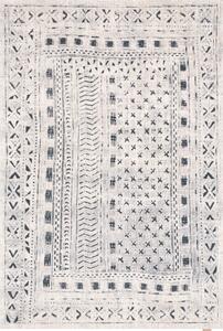 Covor alb din lână 230x340 cm Masi – Agnella