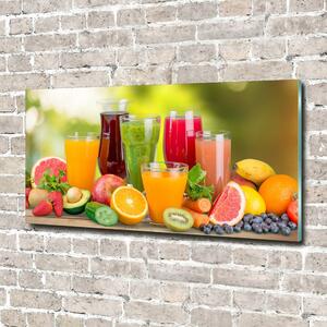 Tablou Printat Pe Sticlă sucuri de fructe
