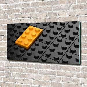 Tablou Printat Pe Sticlă cărămizi Lego