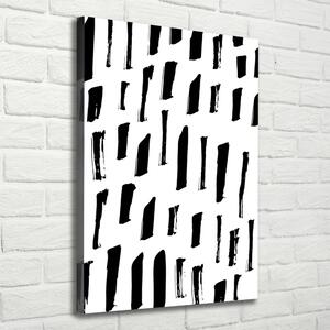 Tablou canvas pata alb-negru