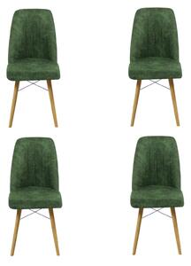 Set 4 scaune Atena Verde