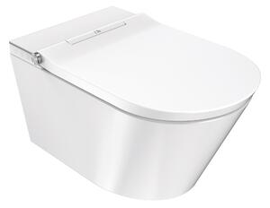 Major&Maker Deluxe A toaletă cu spălare agăţat fără margine alb 4020FW