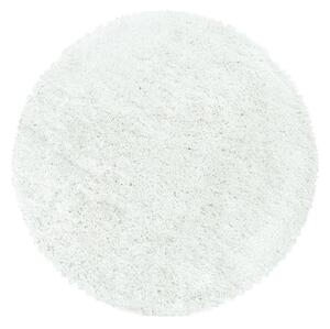Covor alb rotund ø 80 cm Fluffy – Ayyildiz Carpets