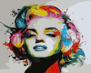 Pictura pe numere cu un cadru "Marilyn Monroe 2" 50x40 cm