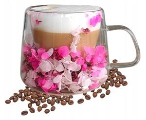 JAKS Pahar termic cu flori 180 ml 1 buc Mixi
