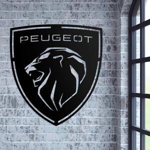 DUBLEZ | Tablou din lemn - Peugeot - Sigla