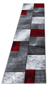Covor tip traversă burgundy/gri 80x300 cm Hawaii – Ayyildiz Carpets