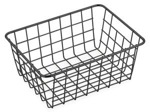 BISK Erga Niagara, coș de sârmă 245x180x95 mm pentru picioare, negru mat, ERG-08058