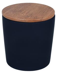 BISK Pahar cosmetic Erga Plain, pe picioare, negru-maro mat, ERG-08120