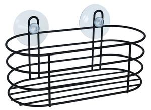 BISK Erga Niagara, cos din sarma pentru cosmetice 205x90x100 mm pentru ventuze, negru mat, ERG-08267