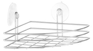 BISK Erga NIAGARA, raft coltar 24x18cm pentru ventuze, crom, ERG-04117
