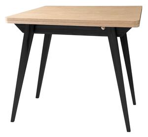 Masă de dining extensibilă cu blat cu aspect de lemn de frasin 65x90 cm Envelope – Ragaba