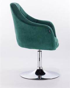 HR831N Scaun Catifea Verde Smarald