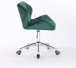 HR111K Scaun Verde din Catifea