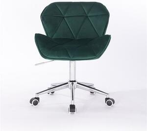 HR111K Scaun Verde din Catifea