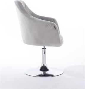 HR830N Scaun Catifea Gri